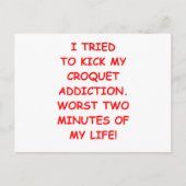 Krokett Postkarte (Vorderseite)