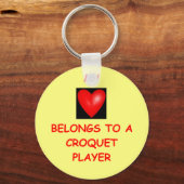 Krokett Schlüsselanhänger (Vorderseite)