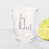 Krokett Schnapsglas (Rückseite)