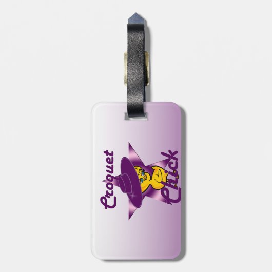 Kroketten-Kick #9 Gepäckanhänger (Rückseite vertikal)