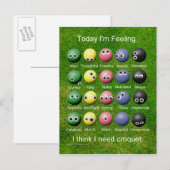 Kroketten Postkarte (Vorne/Hinten)