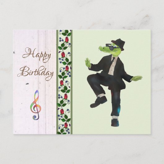 Kroko Postkarte (Vorderseite)