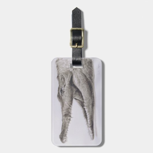 Krokodil 2005 gepäckanhänger (Vorderseite vertikal)