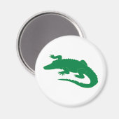 Krokodil-Alligator-Gator-Reptil Magnet (Vorderseite/Rückseite)