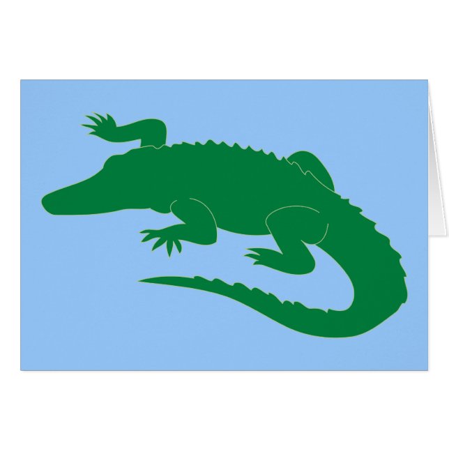 Krokodil-Alligatoralligatorreptil (Vorderseite (Horizontal))