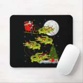 Krokodil Alligatoren Weihnachtsmann Schlitten Flie Mousepad (Mit Mouse)