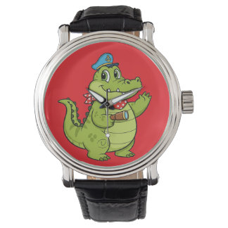 Krokodil Armbanduhr