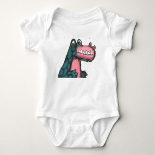 Krokodil Baby Strampler