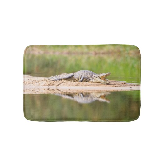 Krokodil Badematte (Vorderseite)