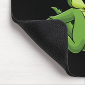 Krokodil Basketball Alligator Basketball Mousepad (Ecke)