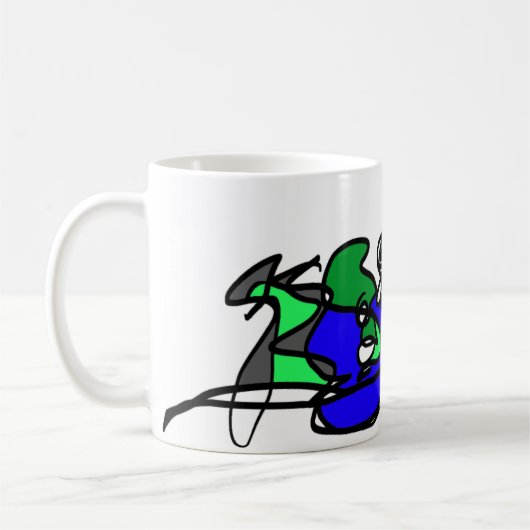 Krokodil-Beat Kaffeetasse (Links)