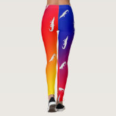 Krokodil bedruckte Leggings (Rückseite)