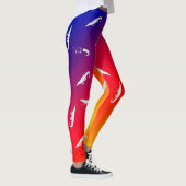 Krokodil bedruckte Leggings (Rechts)