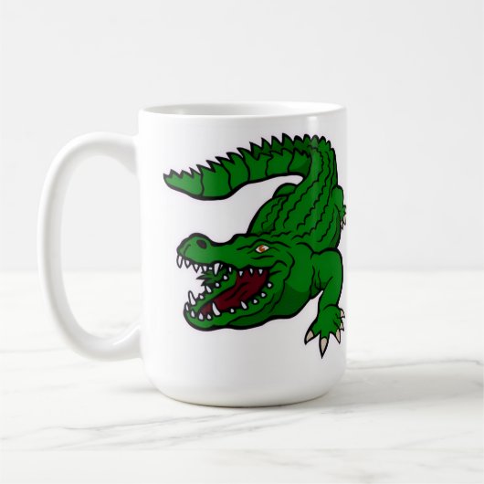 Krokodil Cartoon Kaffeetasse (Links)