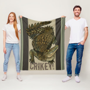 Krokodil Crikey! Fleecedecke
