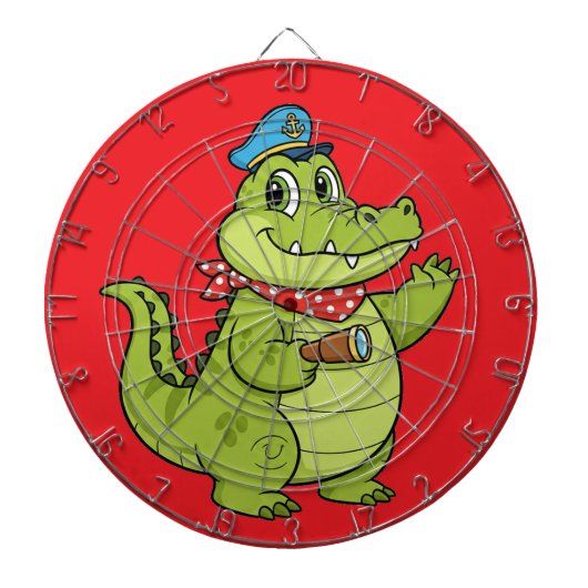 Krokodil Dartscheibe (vorne)