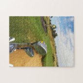 Krokodil, der einen Golfball fängt, Puzzle Jigsaw (Horizontal)