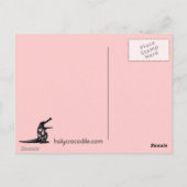 Krokodil-Doodle-doo Postkarte (Rückseite)