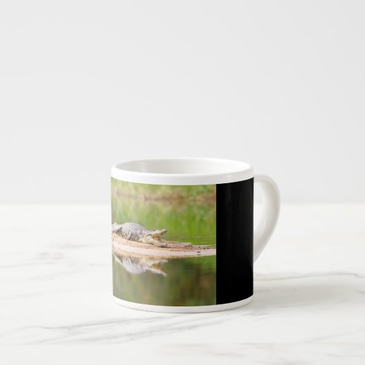 Krokodil Espressotasse (Vorderseite Rechts)