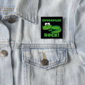 Krokodil-Felsen Button (Beispiel)