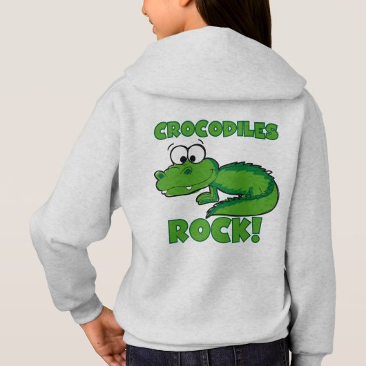 Krokodil-Felsen Hoodie (Rückseite)