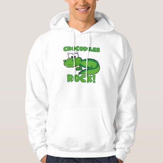Krokodil-Felsen Hoodie (Vorderseite)