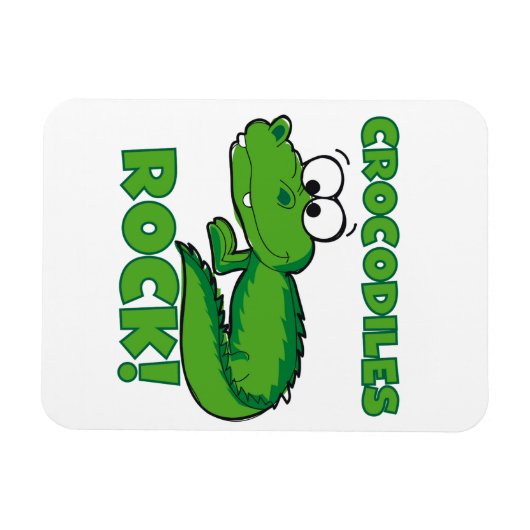 Krokodil-Felsen Magnet (Horizontal)