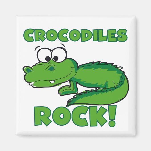 Krokodil-Felsen Magnet (Vorne)