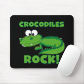 Krokodil-Felsen Mousepad (Mit Mouse)