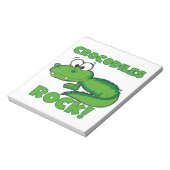 Krokodil-Felsen Notizblock (Rotiert)