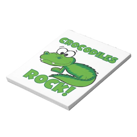 Krokodil-Felsen Notizblock (Rotiert)