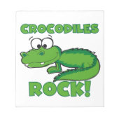 Krokodil-Felsen Notizblock (Vorderseite)