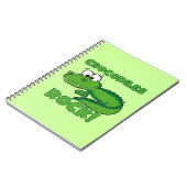 Krokodil-Felsen Notizblock (Linke Seite)