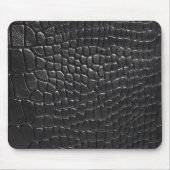 KROKODIL-FELSEN Schwarz-Alligatormausunterlage Mousepad (Vorne)