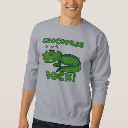 Krokodil-Felsen Sweatshirt (Vorderseite)