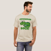 Krokodil-Felsen T-Shirt (Vorne ganz)