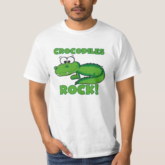 Krokodil-Felsen T-Shirt (Vorderseite)