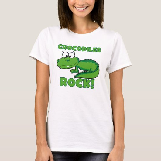 Krokodil-Felsen T-Shirt (Vorderseite)