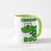 Krokodil-Felsen Tasse (VorderseiteRechts)