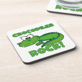 Krokodil-Felsen Untersetzer (Linke Seite)