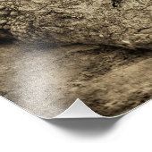 Krokodil Fotodruck (Ecke)