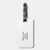 Krokodil-Gepäckanhänger Gepäckanhänger (Rückseite vertikal)