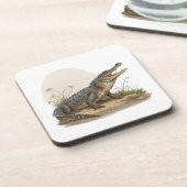 Krokodil Getränkeuntersetzer (Linke Seite)