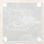 Krokodil Glasuntersetzer (Rückseite)