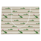 Krokodil Große Geschenktüte (Vorderseite)