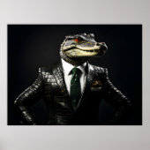 Krokodil im Anzug Poster (Vorne)