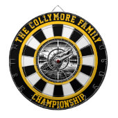 Krokodil im Crosshairs-Design Dartscheibe (vorne)