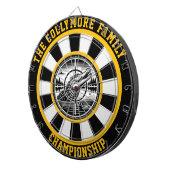 Krokodil im Crosshairs-Design Dartscheibe (Vorderseite rechts)