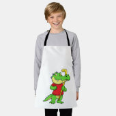 Krokodil im Feldhockey mit Stick Schürze (Getragen)