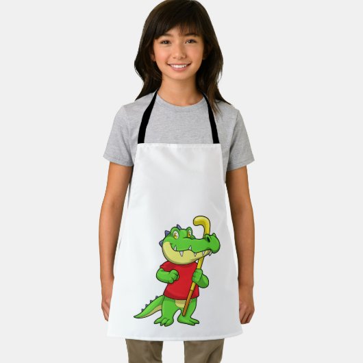 Krokodil im Feldhockey mit Stick Schürze (Insitu)